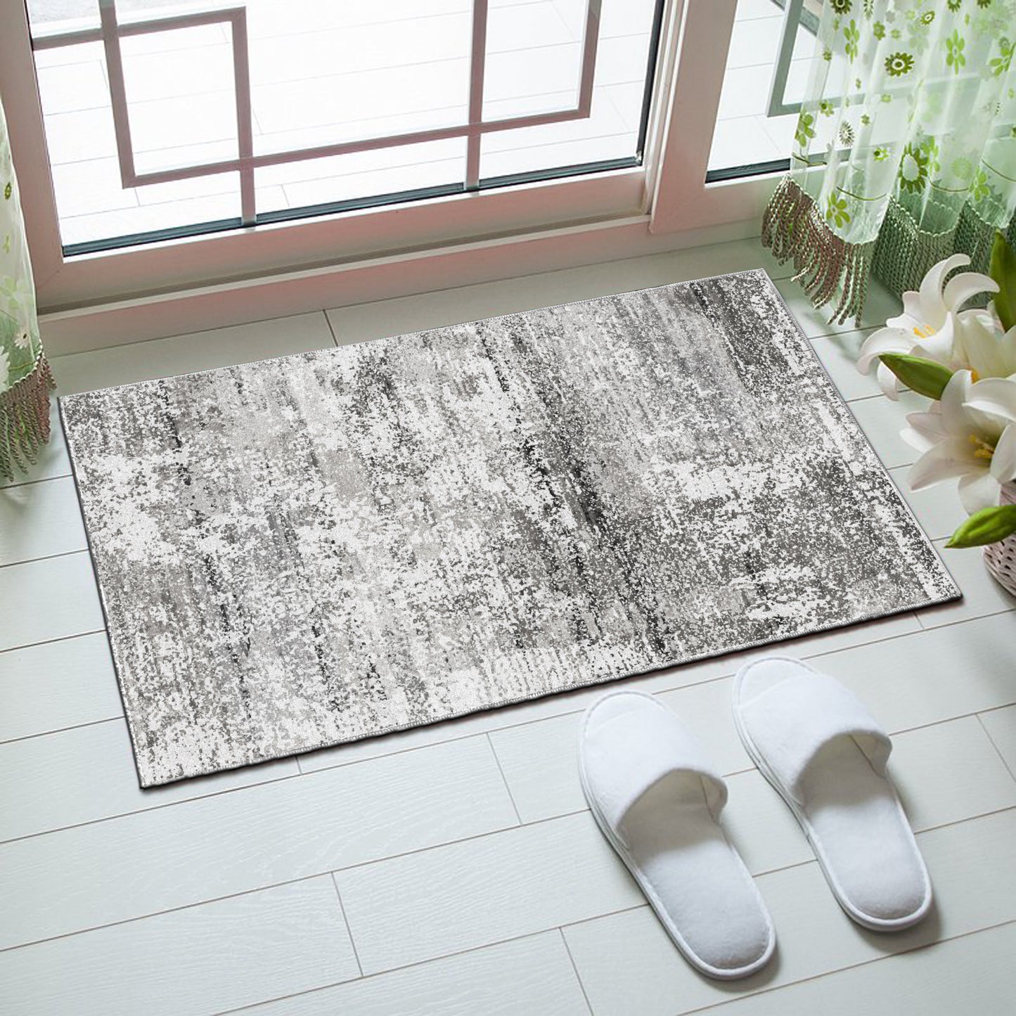 Echo 300 Indoor Washable Mat Grey