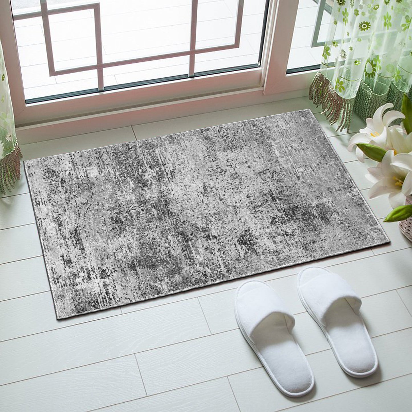 Echo 400 Indoor Washable Mat Grey