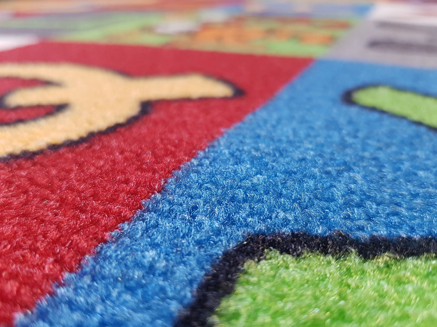 Alphabet Mat in Size 110cm x 160cm-Rugs 4 Less