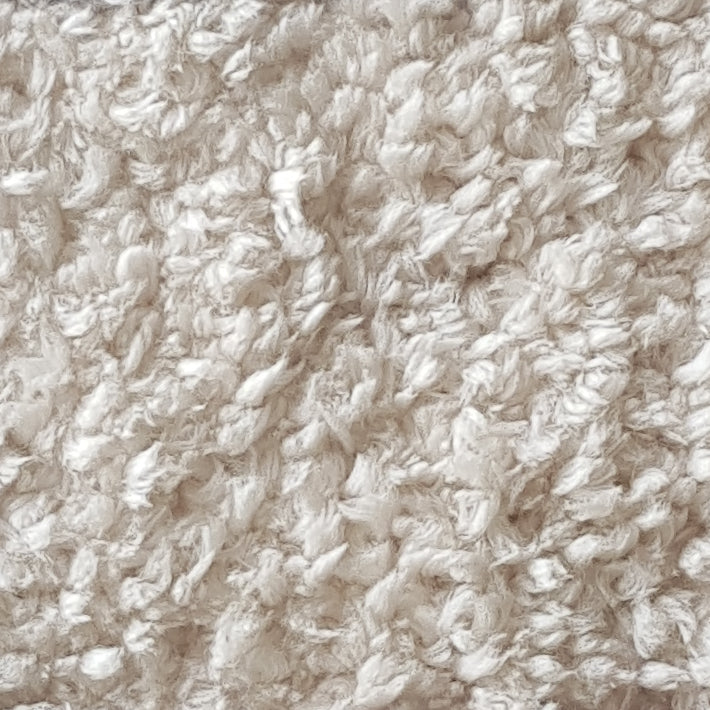 Cozy Cream Shag Rug in Size 160cm x 220cm