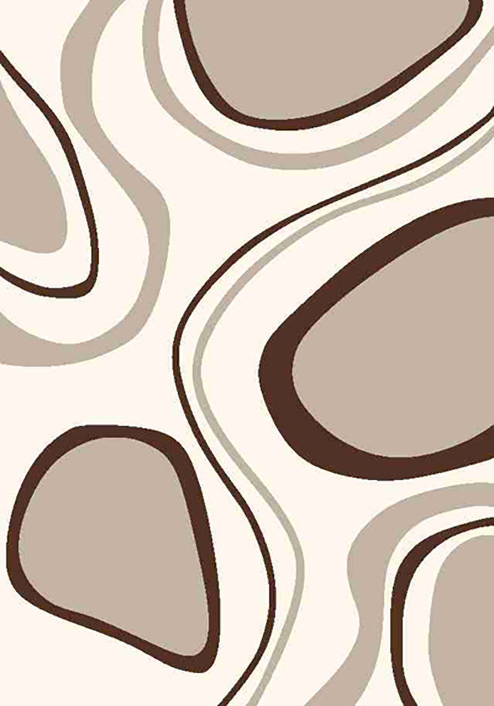 Diva 2164 Beige Extra Large Rug in Size 240cm x 340cm-Rugs 4 Less