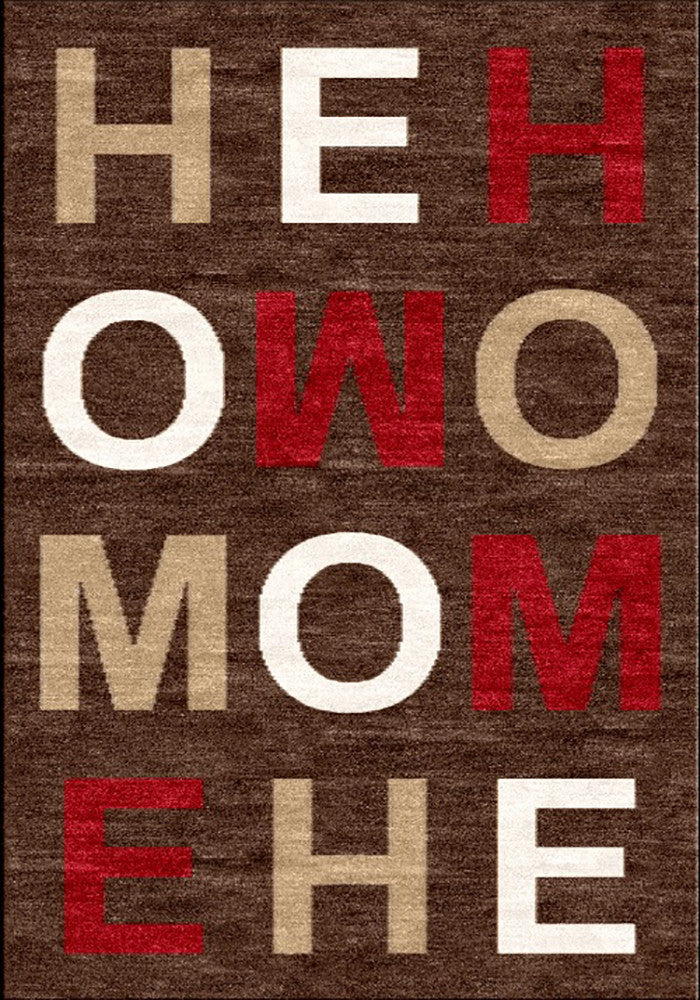 Diva 2234 Brown Large Rug in Size 200cm x 290cm-Rugs 4 Less