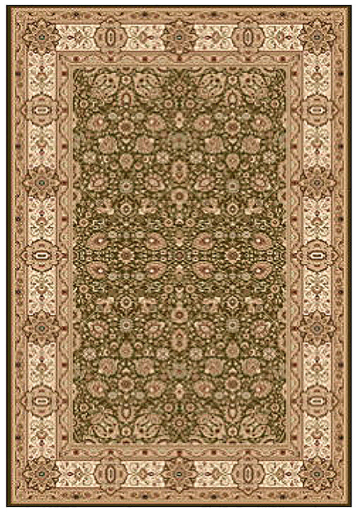 Elegance 1339 Green Small Traditional Rug in Size 120cm x 170cm-Rugs 4 Less
