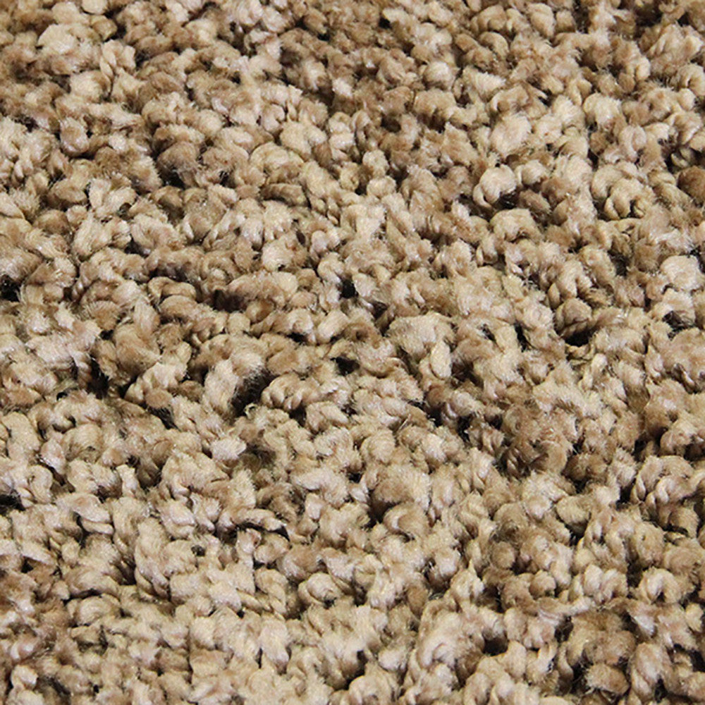 Lush Taupe Large Shag Rug in Size 200cm x 290cm-Rugs 4 Less