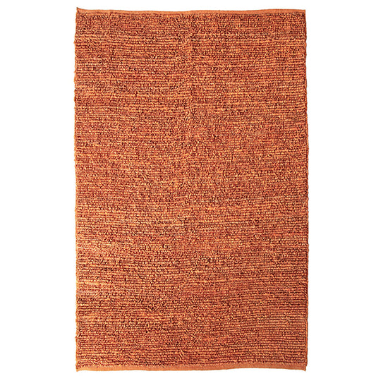 Morocco Extra Large Jute Rug Orange in Size 250cm x 350cm-Rugs 4 Less
