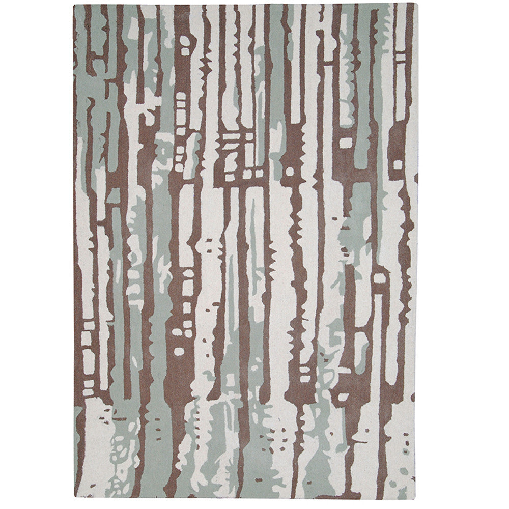 Province Large Wool Rug Bricks in Size 200cm x 300cm-Rugs 4 Less