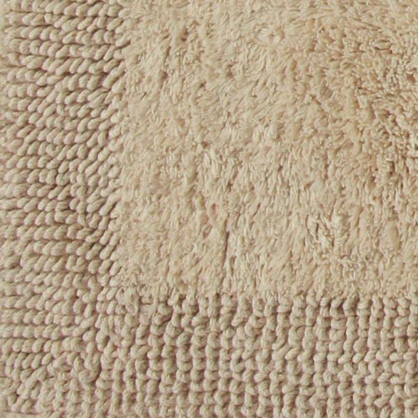 Border Cotton Bath Mat Mink in Size 50cm x 80cm-Rugs 4 Less