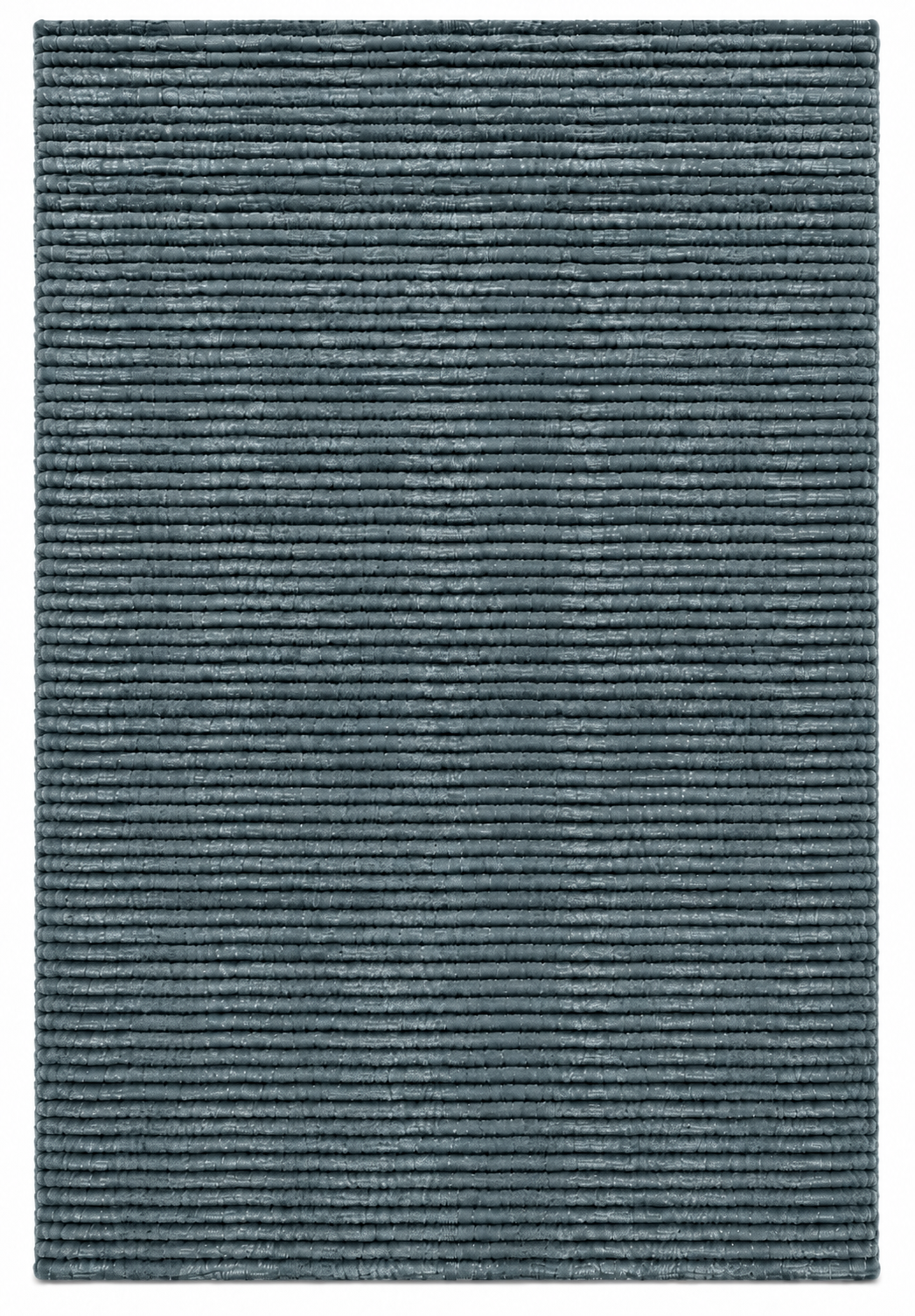 Cashmere Wool-Viscose Rug Petrol in Size 160cm x 230cm