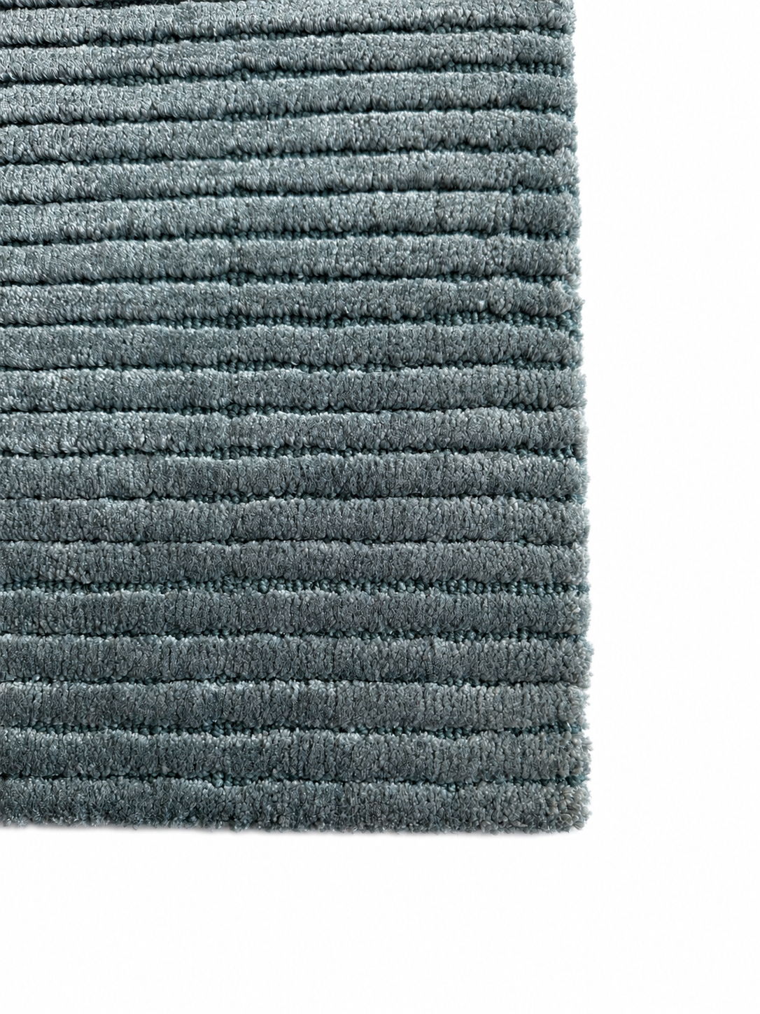 Cashmere Wool-Viscose Rug Petrol in Size 160cm x 230cm