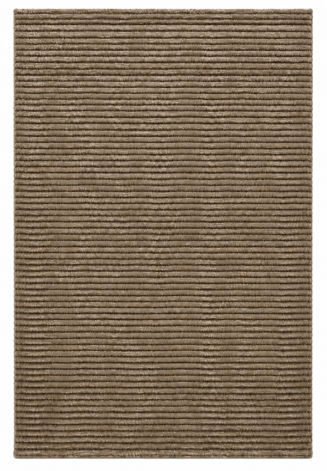 Cashmere Wool-Viscose Rug Taupe in Size 160cm x 230cm