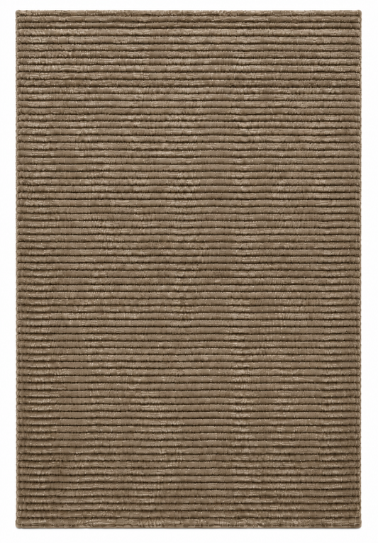 Cashmere Wool-Viscose Rug Taupe in Size 160cm x 230cm
