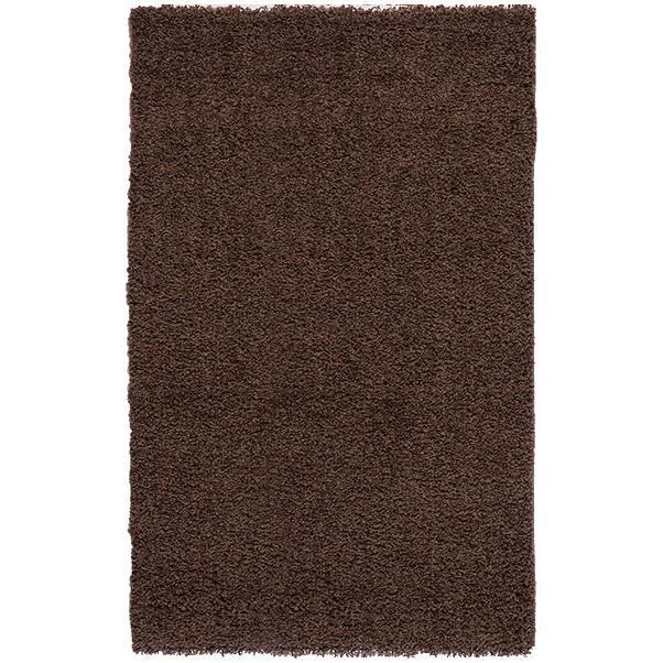 Astro Brown Shag Rug in Size 160cm x 230cm-Rugs 4 Less