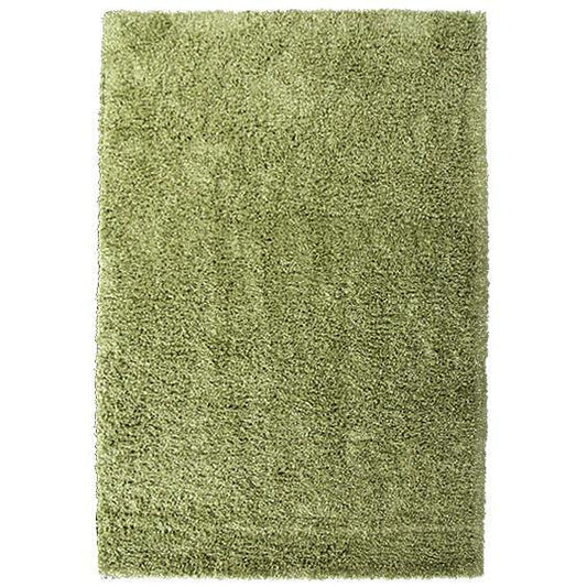Astro Lime Green Shag Rug in Size 160cm x 230cm-Rugs 4 Less