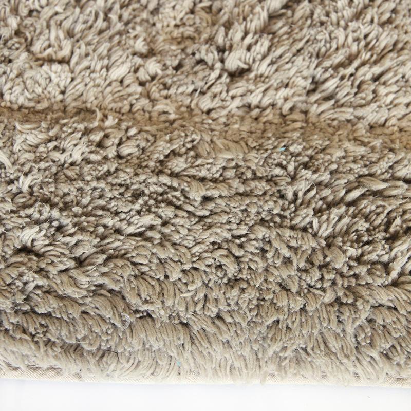 Cotton Bath Mat Taupe in Size 50cm x 75cm-Rugs 4 Less