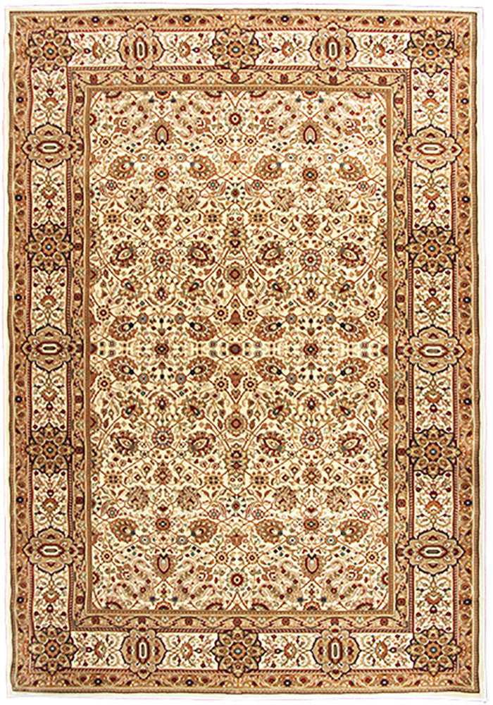 Elegance 1339 Cream Small Traditional Rug in Size 120cm x 170cm-Rugs 4 Less