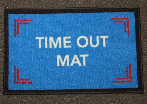 Time Out Mat in Size 50cm x 80cm by Rugs4Less