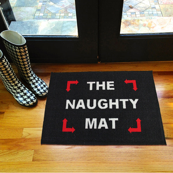 Naughty Mat in Size 50cm x 80cm-Rugs 4 Less