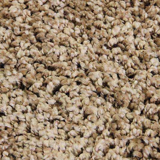 Lush Taupe Extra Large Shag Rug in Size 240cm x 330cm-Rugs 4 Less