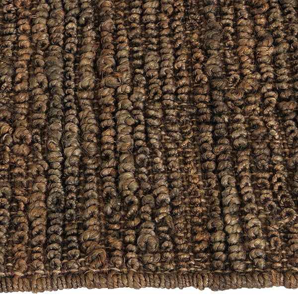 Morocco Jute Rug Brown in Size 160cm x 230cm-Rugs 4 Less