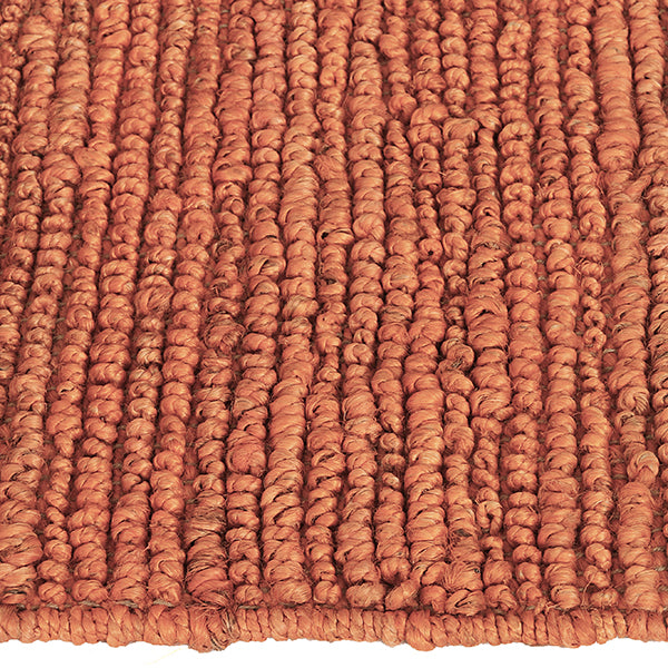 Morocco Jute Rug Orange in Size 160cm x 230cm-Rugs 4 Less