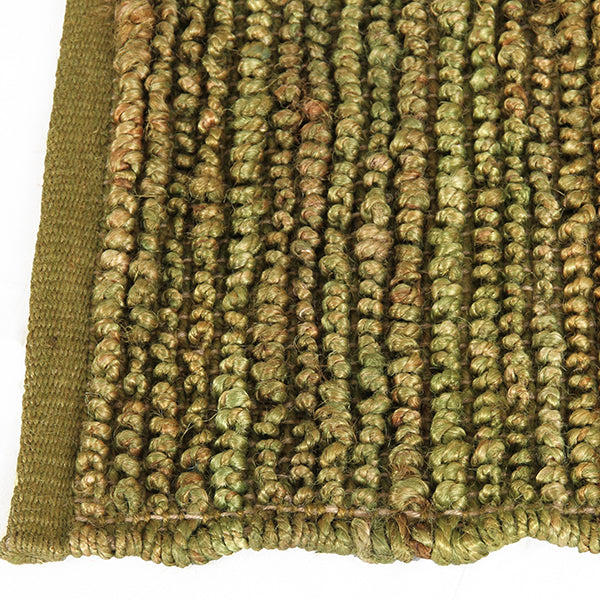 Morocco Jute Rug D.Green in Size 160cm x 230cm-Rugs 4 Less