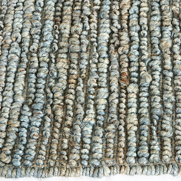 Morocco Jute Rug Petrol in Size 160cm x 230cm-Rugs 4 Less