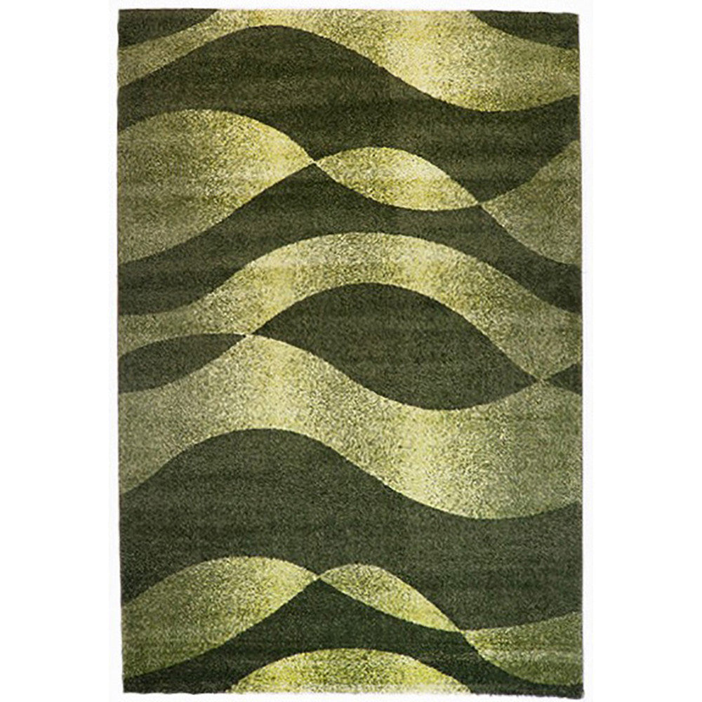 Milano 789 Green Large Mat in Size 80cm x 130cm-Rugs 4 Less