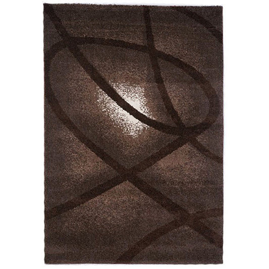 Milano 790 Brown Small Modern Rug in Size 120cm x 170cm-Rugs 4 Less