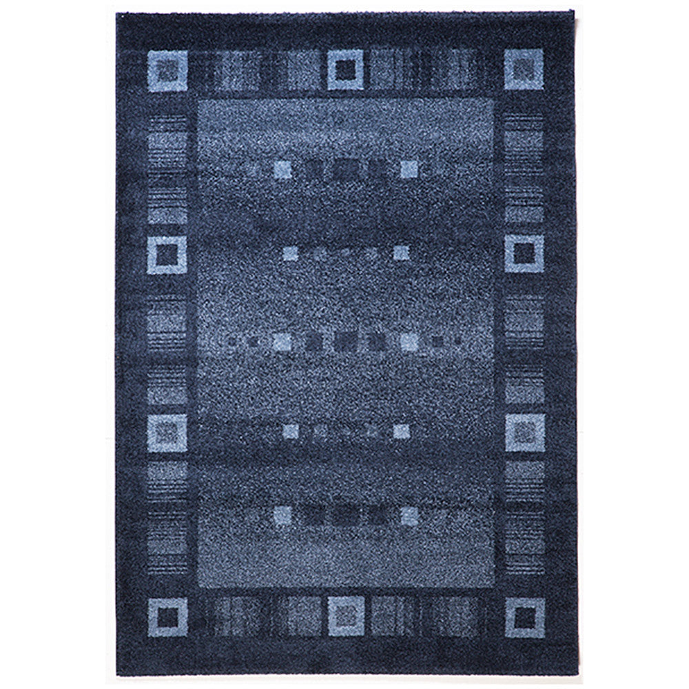 Milano 815 Blue Large Rug in Size 200cm x 290cm-Rugs 4 Less