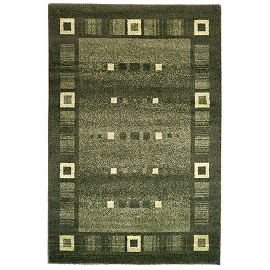 Milano 815 Green Large Mat in Size 80cm x 130cm-Rugs 4 Less