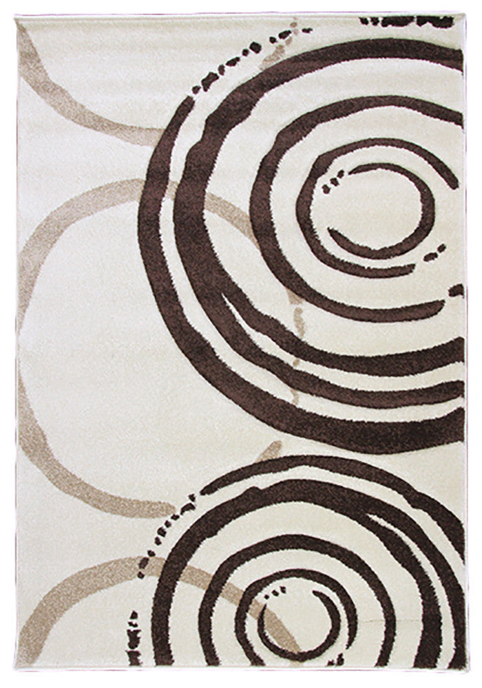 Monte-Carlo 7687A Cream-FD Large Mat in Size 80cm x 130cm-Rugs 4 Less