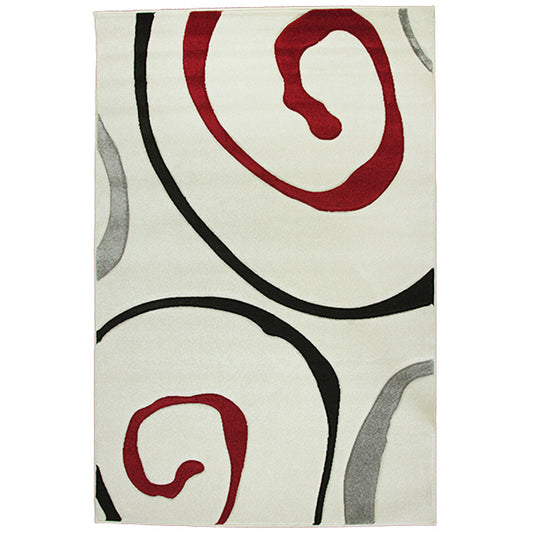 Monte-Carlo 8590A Cream Large Mat in Size 80cm x 130cm-Rugs 4 Less