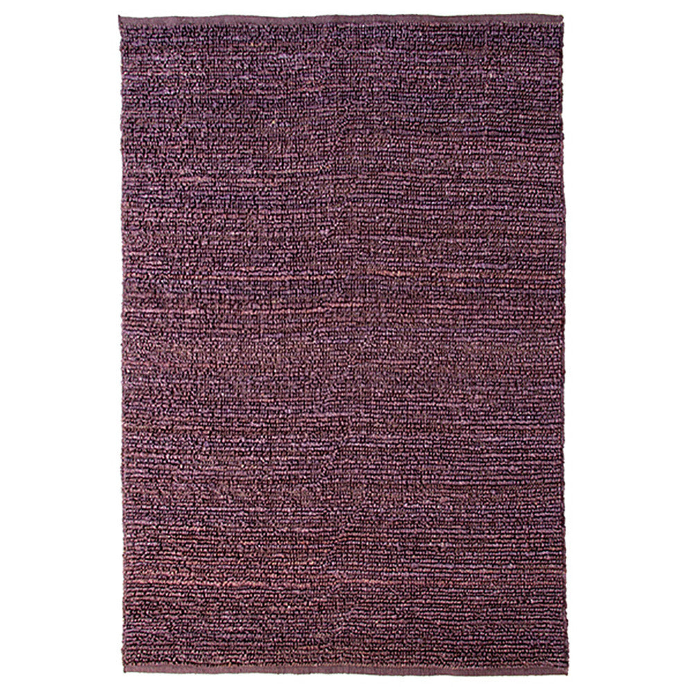 Morocco Jute Rug Aubergine in Size 160cm x 230cm-Rugs 4 Less