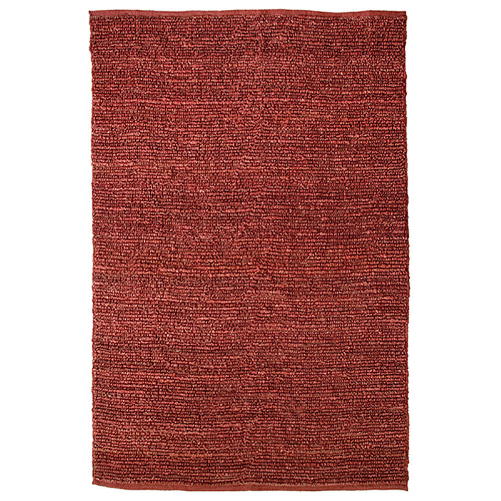 Morocco Jute Rug Red in Size 160cm x 230cm-Rugs 4 Less