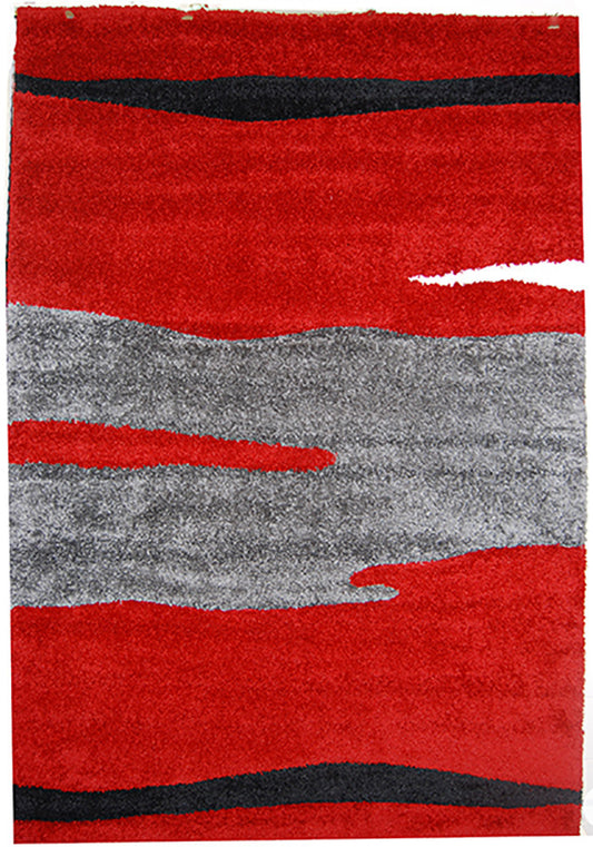 Nova 8987 Red Extra Large Rug in Size 240cm x 340cm-Rugs 4 Less