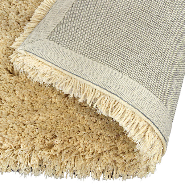 Pluto Latte Small Shag Rug in Size 110cm x 160cm-Rugs 4 Less