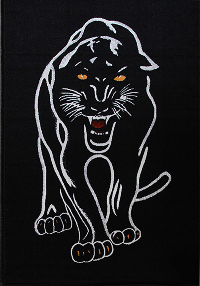 Animal Print Rug Panther in Size 90cm x 130cm-Rugs 4 Less