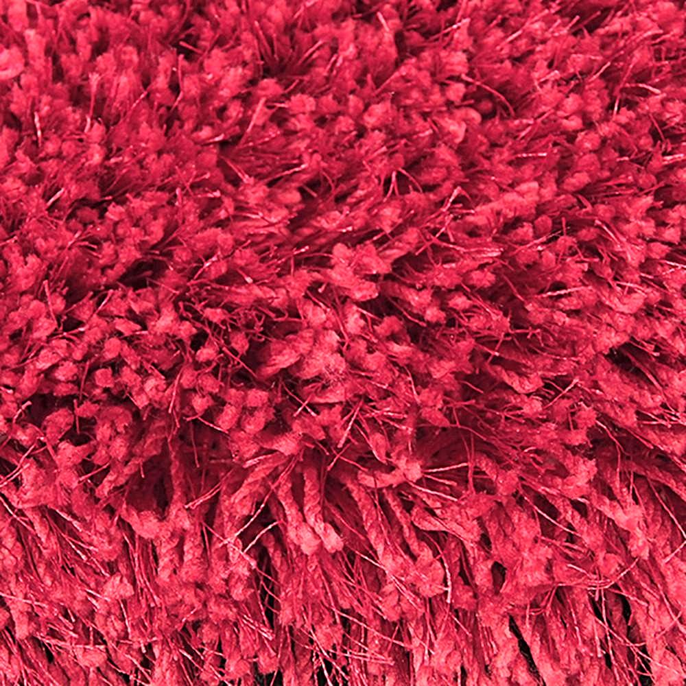 Pluto Red Shag Rug in Size 150cm x 220cm-Rugs 4 Less