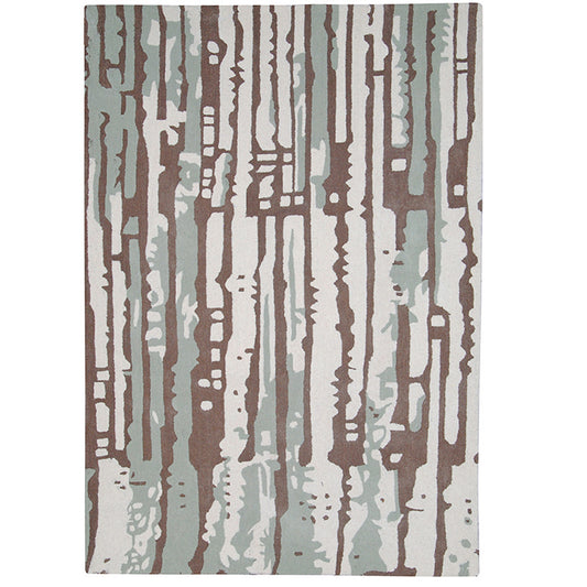 Province Large Wool Rug Bricks in Size 200cm x 300cm-Rugs 4 Less