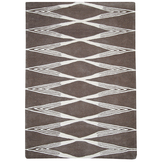 Province Wool Rug Diamond in Size 160cm x 230cm-Rugs 4 Less