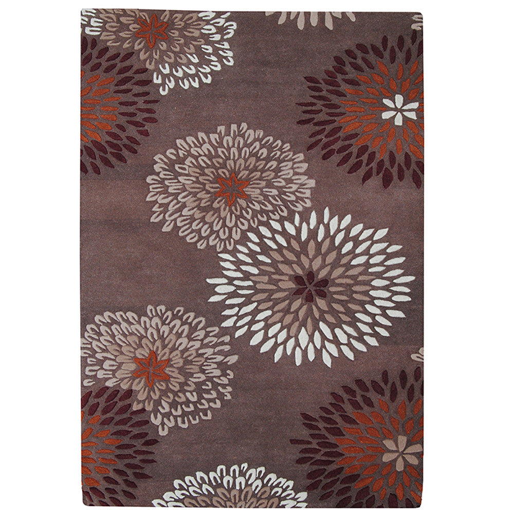 Province Wool Rug Merigold-Rust in Size 160cm x 230cm-Rugs 4 Less