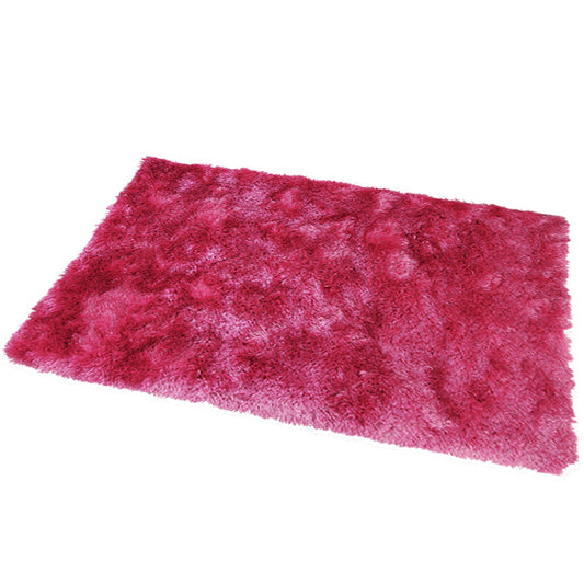 Satin Hot Pink Mat in Size 55cm x 85cm-Rugs 4 Less