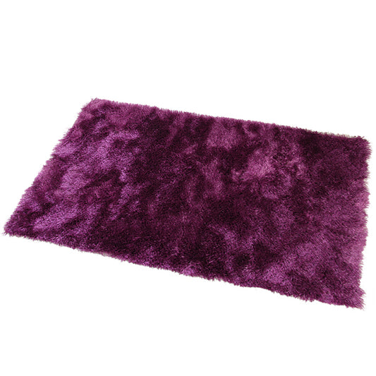 Satin Purple Mat in Size 55cm x 85cm-Rugs 4 Less