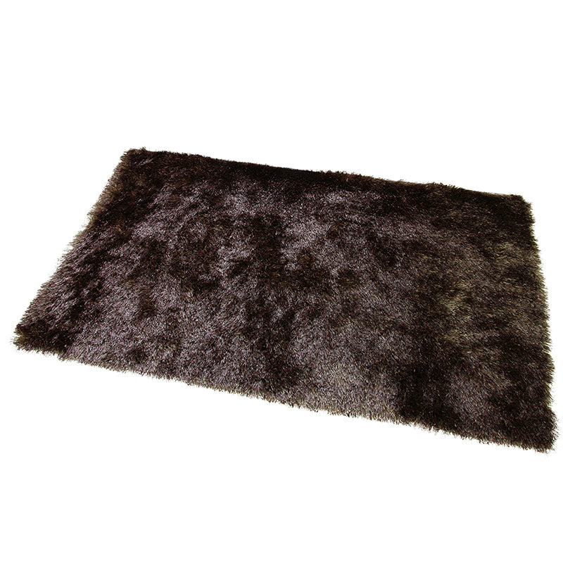 Satin Brown Mat in Size 55cm x 85cm-Rugs 4 Less