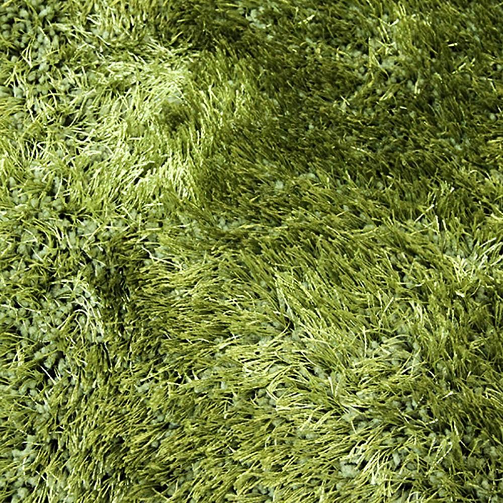 Sunny Green Shag Rug in Size 150cm x 220cm-Rugs 4 Less