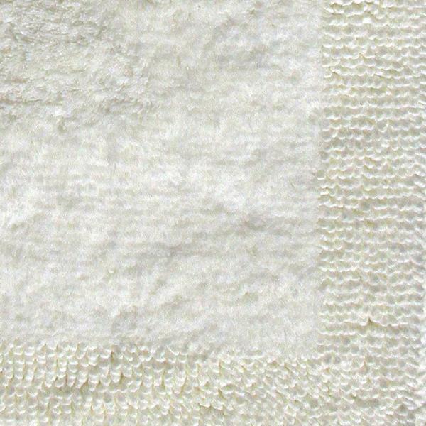 Border Cotton Bath Mat Cream in Size 50cm x 80cm-Rugs 4 Less