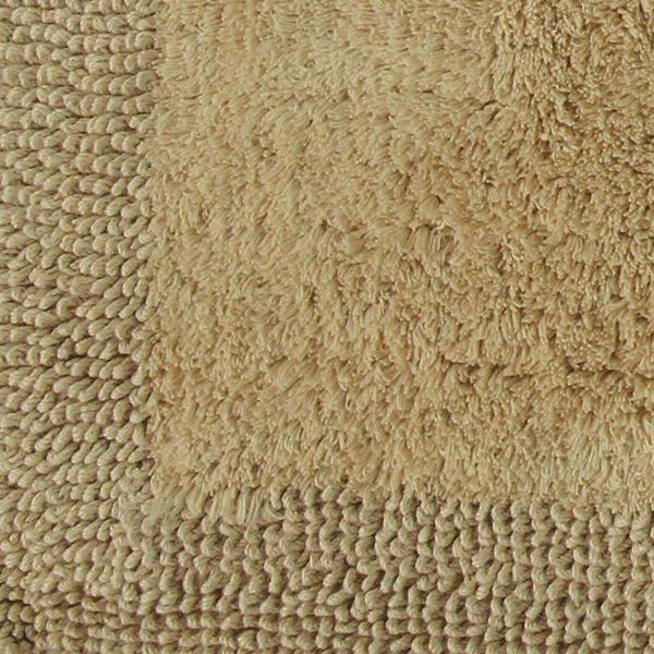 Border Cotton Bath Mat New Linen in Size 50cm x 80cm-Rugs 4 Less