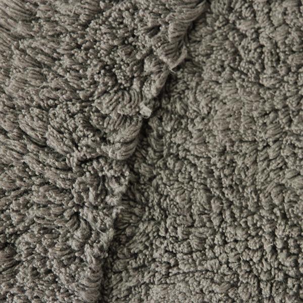 <img>Luxury Border Cotton Bath Mat Charcoal in Size 50cm x 80cm-Rugs 4 Less