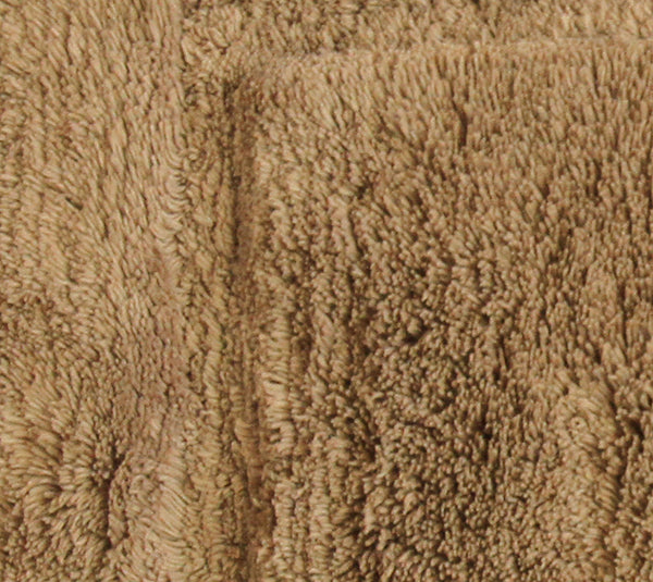 Luxury Border Cotton Bath Mat New Linen in Size 50cm x 80cm-Rugs 4 Less