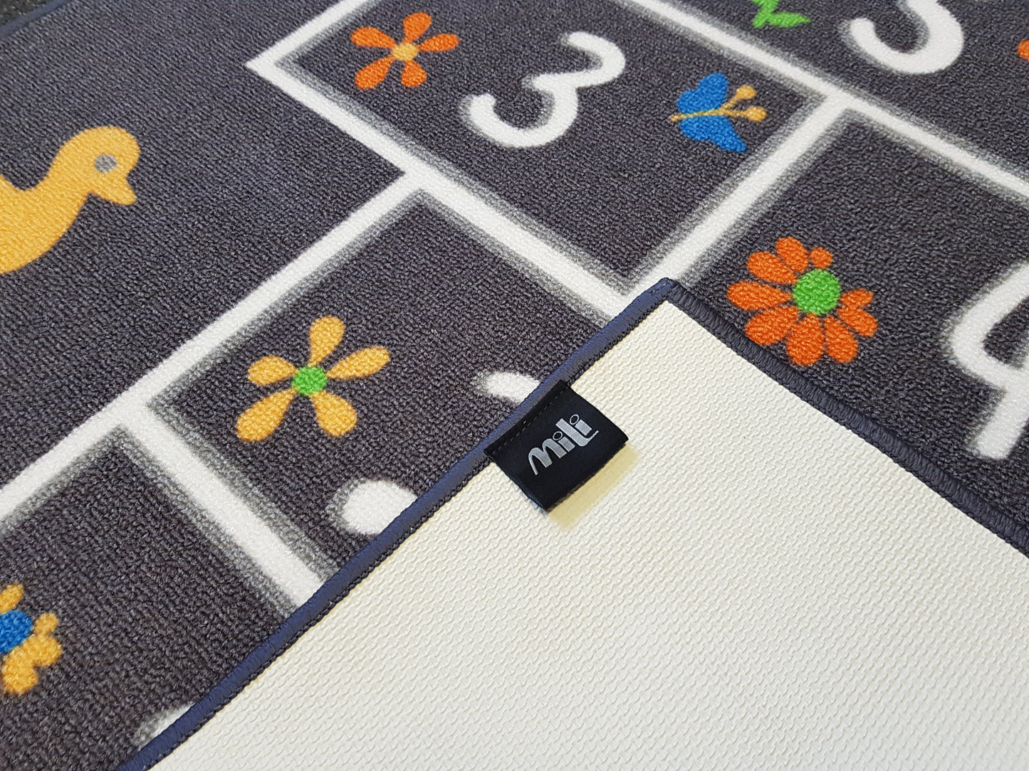 Hopscotch Mat in Size 110cm x 160cm-Rugs 4 Less